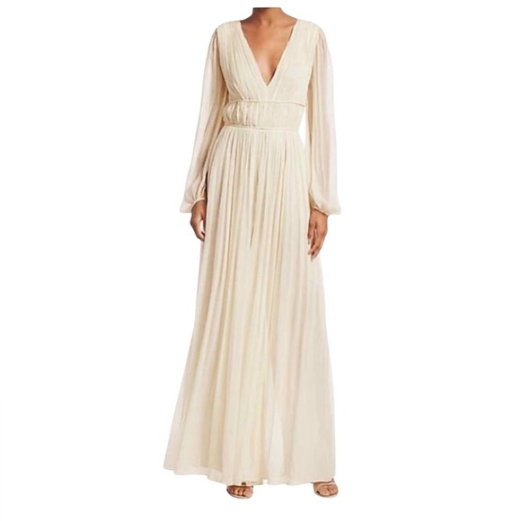 AMUR NEW Robbie Plunging Wide Leg Jumpsuit - Picture 7 of 9